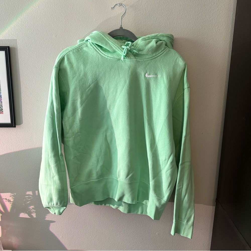Light neon green Nike Hoodie